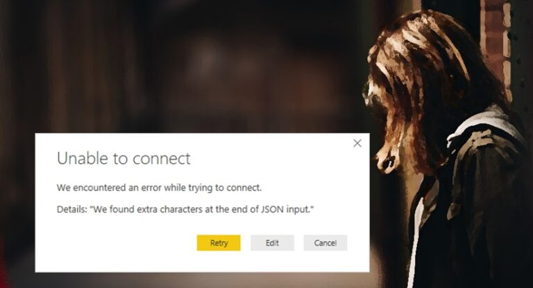 Power Query Error We Found Extra Characters At The End Of JSON Input
