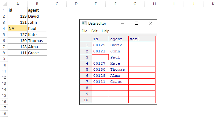 Edit R data frame almost like in Excel