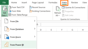 How to connect to Power BI dataset with Excel - Data Cornering