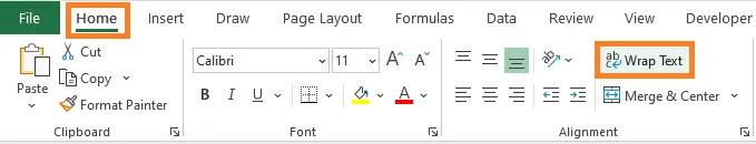 wrap text in Excel, stop text overflow in Excel