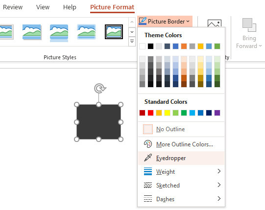 Color picker Power BI Excel