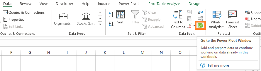 PowerPivot in Excel