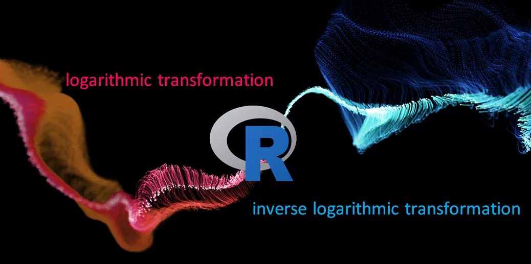 log transformation in R