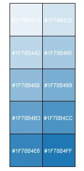 How to create and preview hex color code sequence in R - Data Cornering